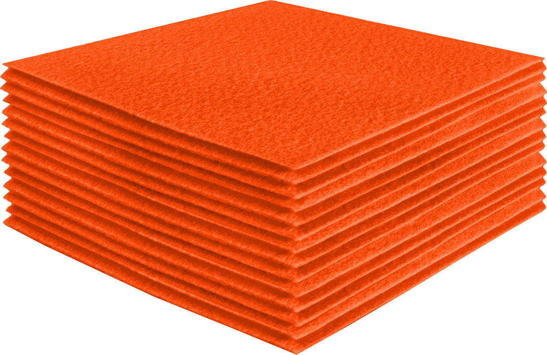 Acrylic Felt Craft Sheet Packs | Light Orange - FabricLA.com