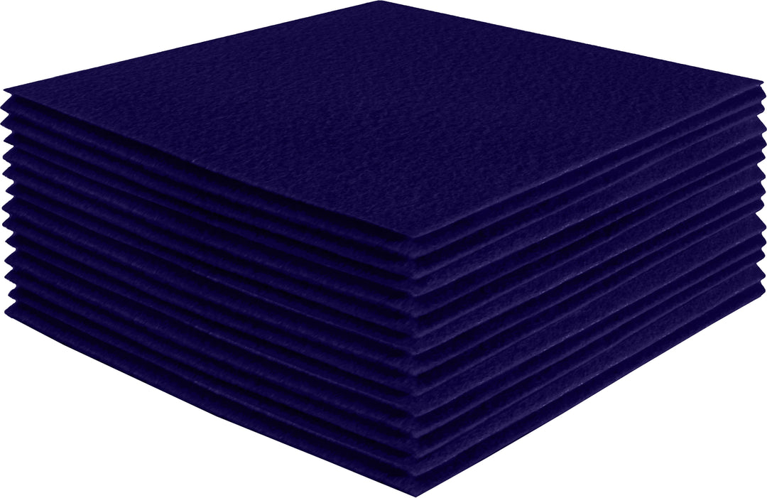 Acrylic Felt Craft Sheet Packs | Navy Blue A51 - FabricLA.com