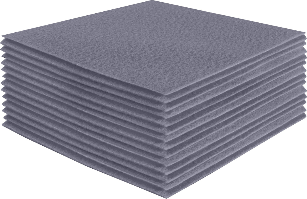Acrylic Felt Craft Sheet Packs | Gray - FabricLA.com