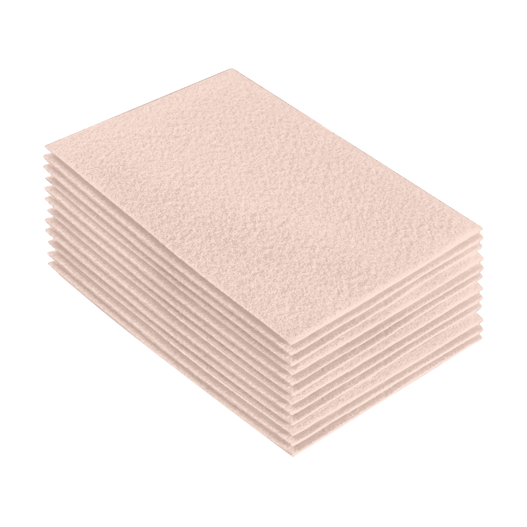 Acrylic Felt 9"X12" Sheet Packs | Sand - FabricLA.com