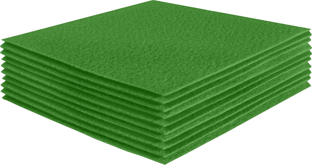 Acrylic Felt Craft Sheet Packs | Green - FabricLA.com