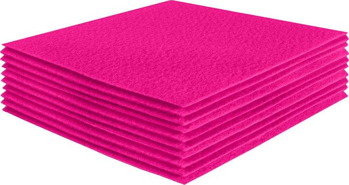 Acrylic Felt Craft Sheet Packs | Neon Pink - FabricLA.com