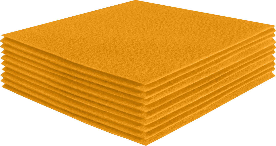 Acrylic Felt Craft Sheet Packs | Gold - FabricLA.com