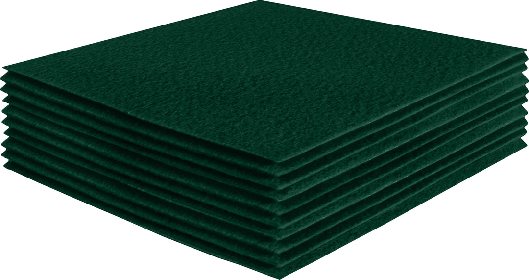 Acrylic Felt Craft Sheet Packs | Hunter Green A40 - FabricLA.com