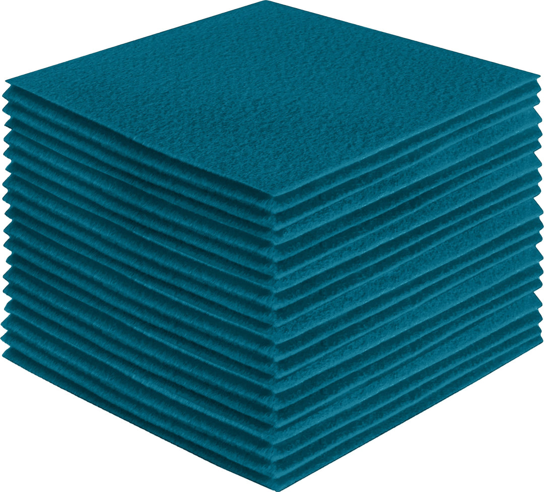 Acrylic Felt Craft Sheet Packs | Turquoise A14 - FabricLA.com