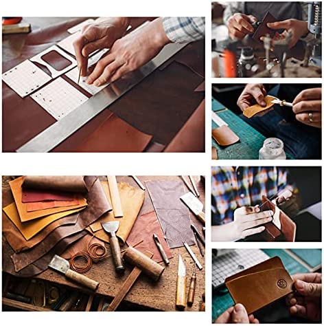 Genuine Leather Tooling and Crafting Sheets | Heavy Duty Full Grain Cowhide (1.2-1.4mm) | Navaro Black - FabricLA.com