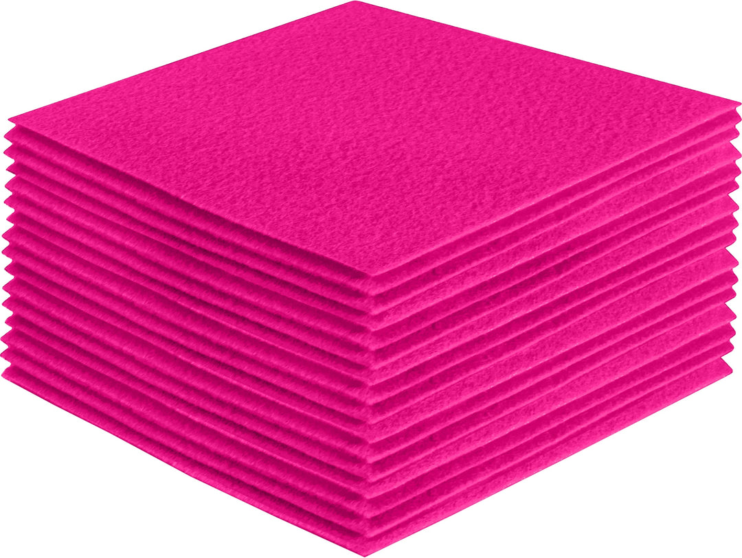 Acrylic Felt Craft Sheet Packs | Neon Pink - FabricLA.com