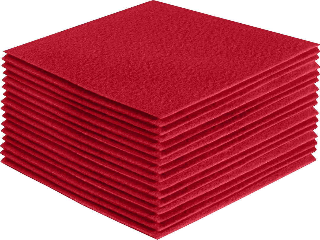 Acrylic Felt Craft Sheet Packs | Red - FabricLA.com