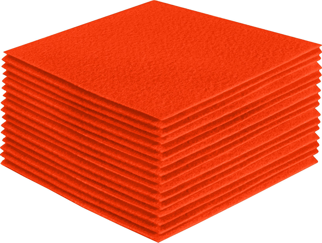 Acrylic Felt Craft Sheet Packs | Neon Orange - FabricLA.com