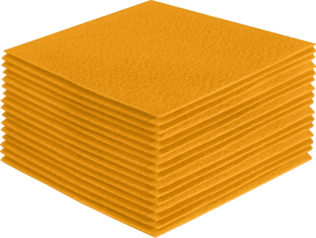 Acrylic Felt Craft Sheet Packs | Gold - FabricLA.com