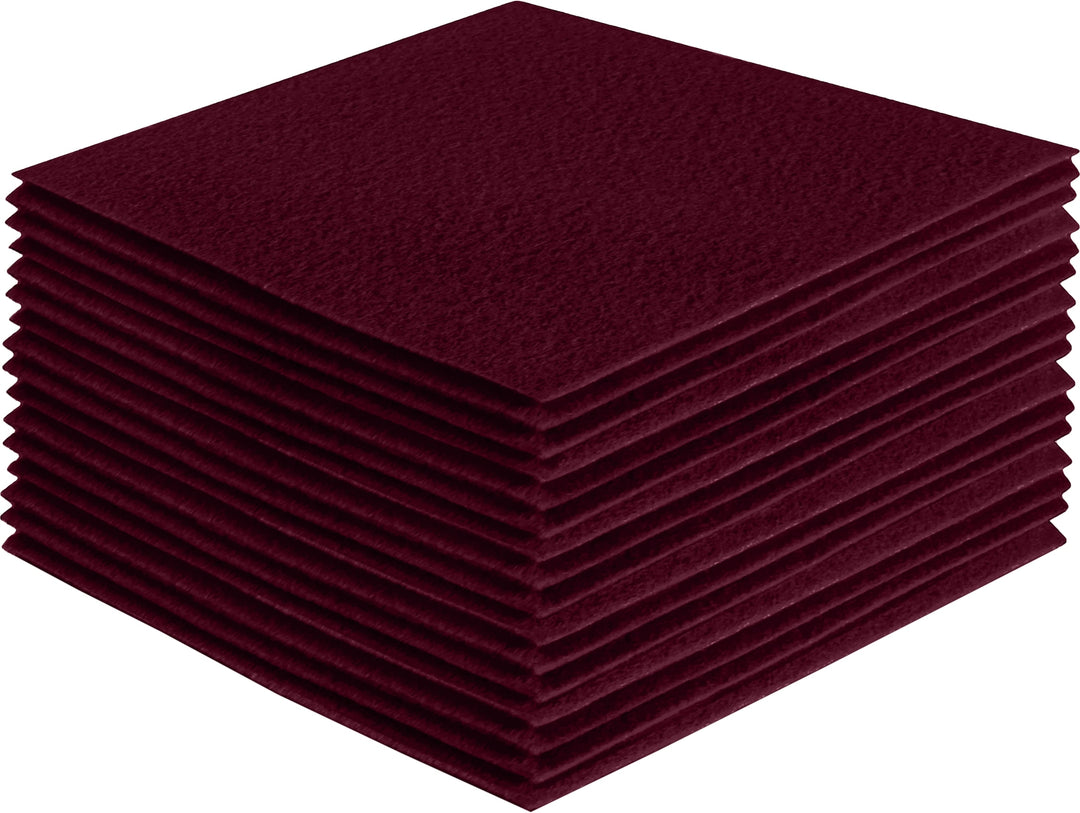 Acrylic Felt Craft Sheet Packs | Burgundy A27 - FabricLA.com