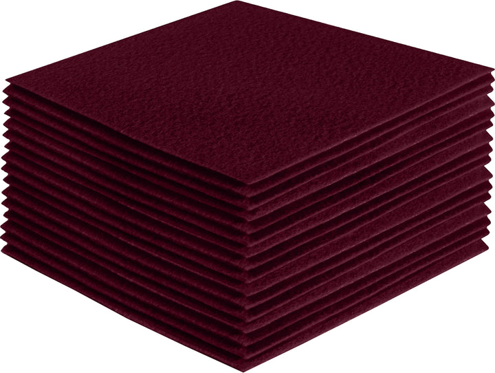 Acrylic Felt Craft Sheet Packs | Burgundy A27 - FabricLA.com