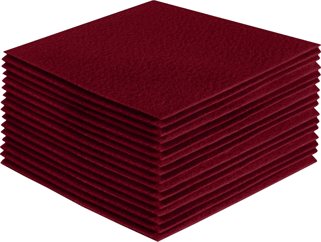 Acrylic Felt Craft Sheet Packs | Dark Red - FabricLA.com