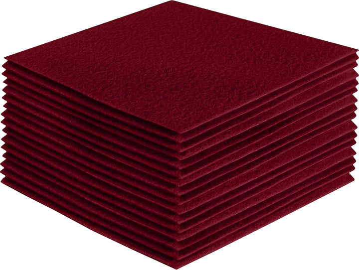 Acrylic Felt Craft Sheet Packs | Dark Red - FabricLA.com