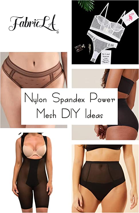 FabricLA Nylon Spandex Performance Power Mesh Fabric | Taupe - FabricLA.com