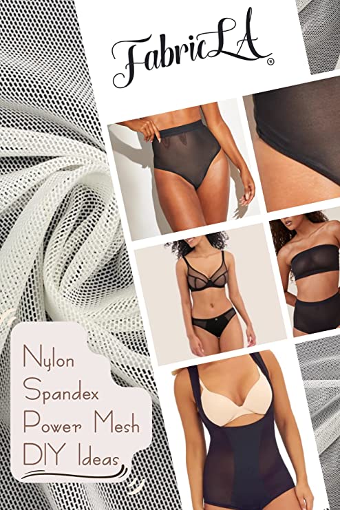 FabricLA Nylon Spandex Performance Power Mesh Fabric | Taupe - FabricLA.com