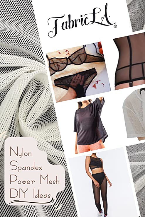 FabricLA Nylon Spandex Performance Power Mesh Fabric | Dusty Pink - FabricLA.com