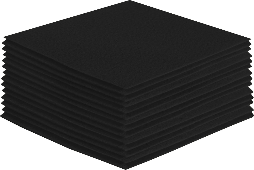 Acrylic Felt Craft Sheet Packs | Black A28 - FabricLA.com
