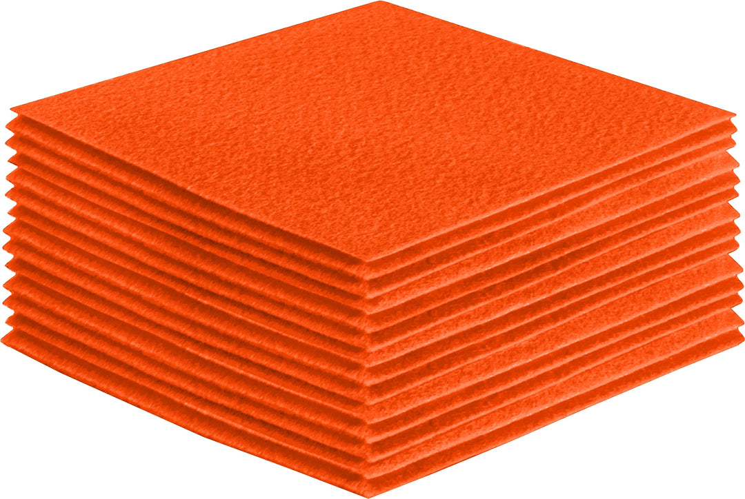 Acrylic Felt Craft Sheet Packs | Light Orange - FabricLA.com