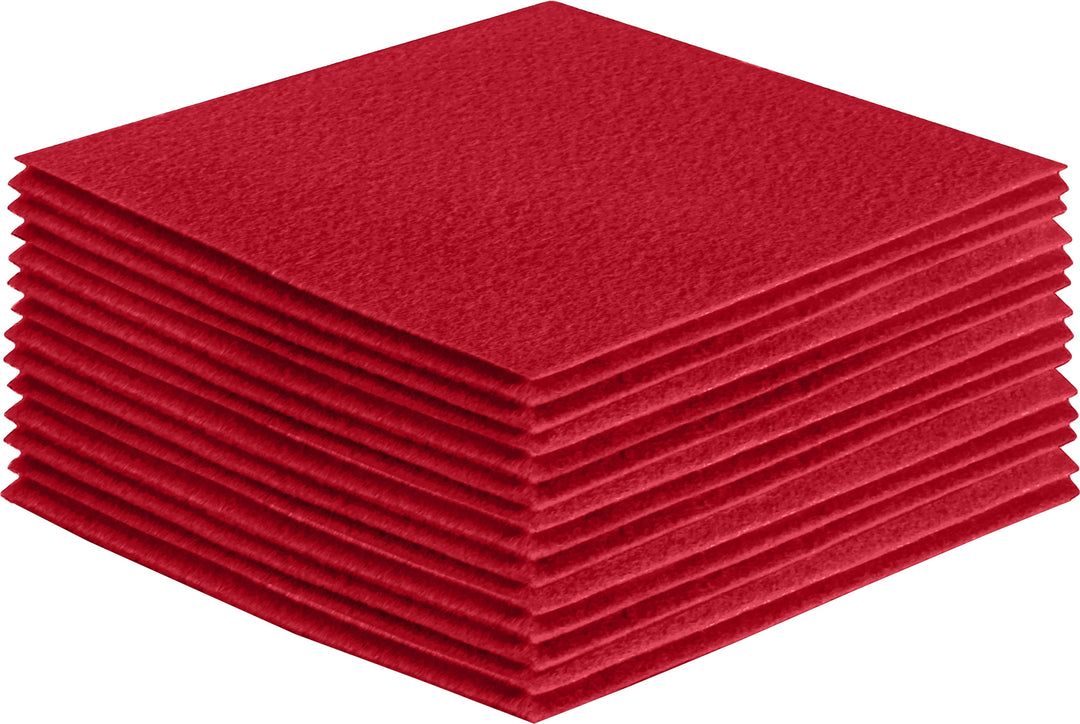 Acrylic Felt Craft Sheet Packs | Red - FabricLA.com