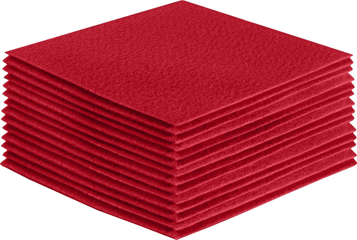 Acrylic Felt Craft Sheet Packs | Red - FabricLA.com