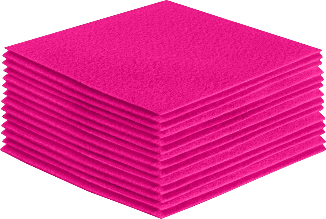 Acrylic Felt Craft Sheet Packs | Neon Pink - FabricLA.com