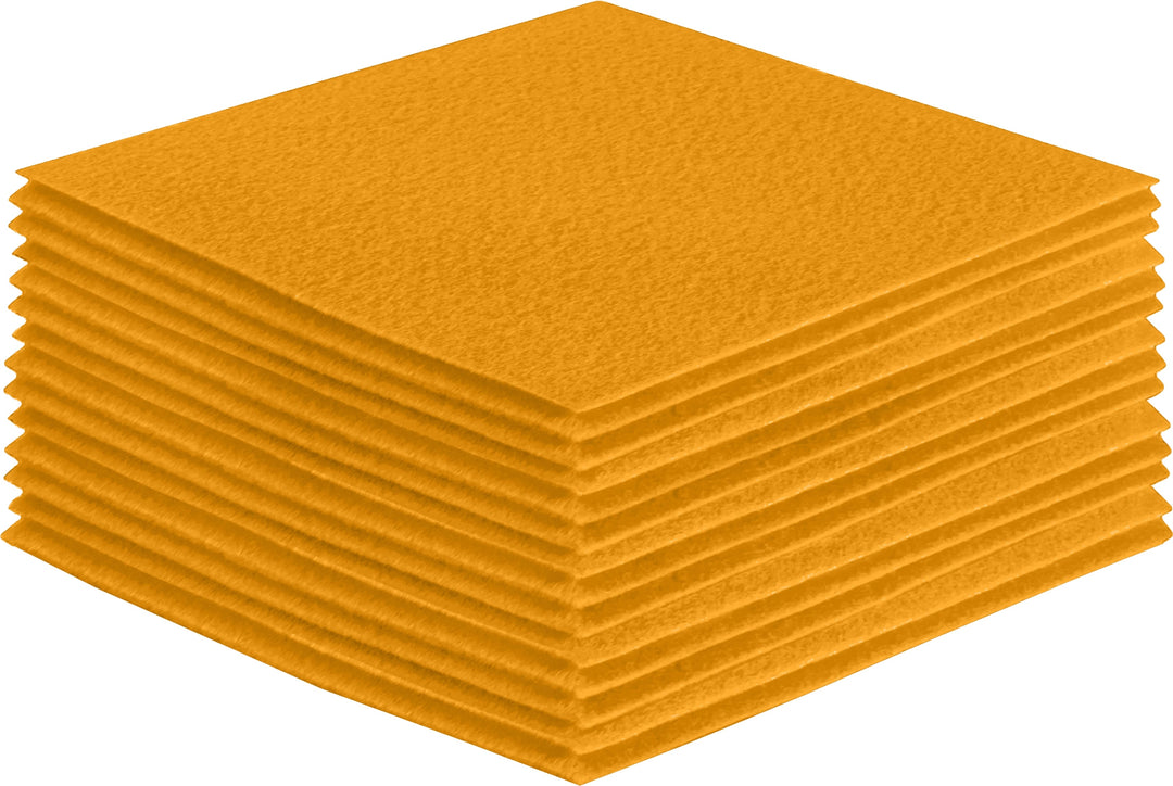 Acrylic Felt Craft Sheet Packs | Gold - FabricLA.com