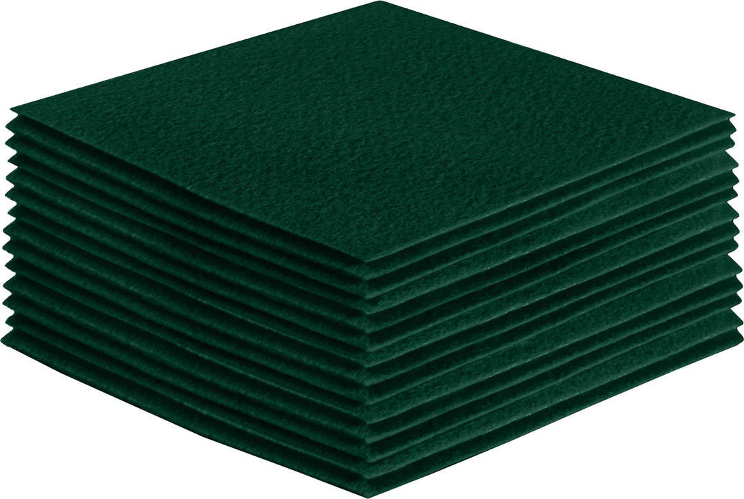 Acrylic Felt Craft Sheet Packs | Hunter Green A40 - FabricLA.com