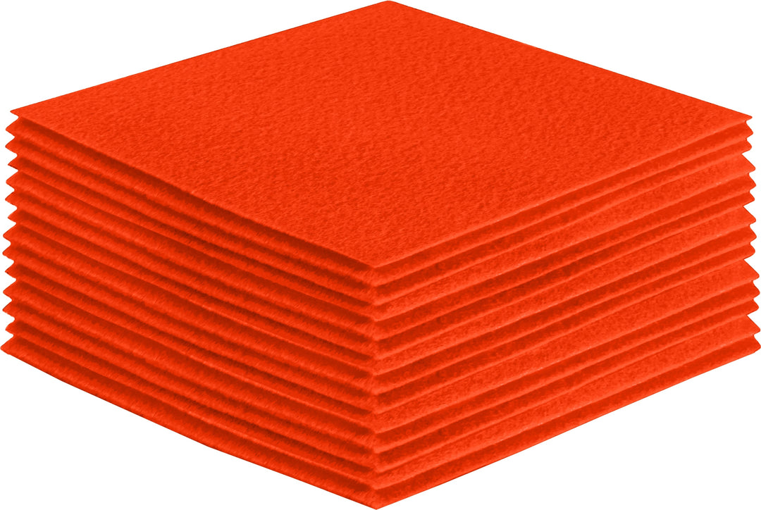 Acrylic Felt Craft Sheet Packs | Neon Orange - FabricLA.com