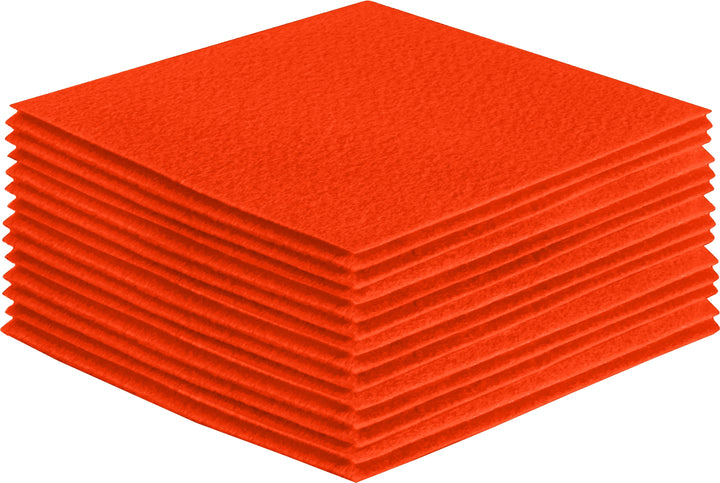 Acrylic Felt Craft Sheet Packs | Neon Orange - FabricLA.com