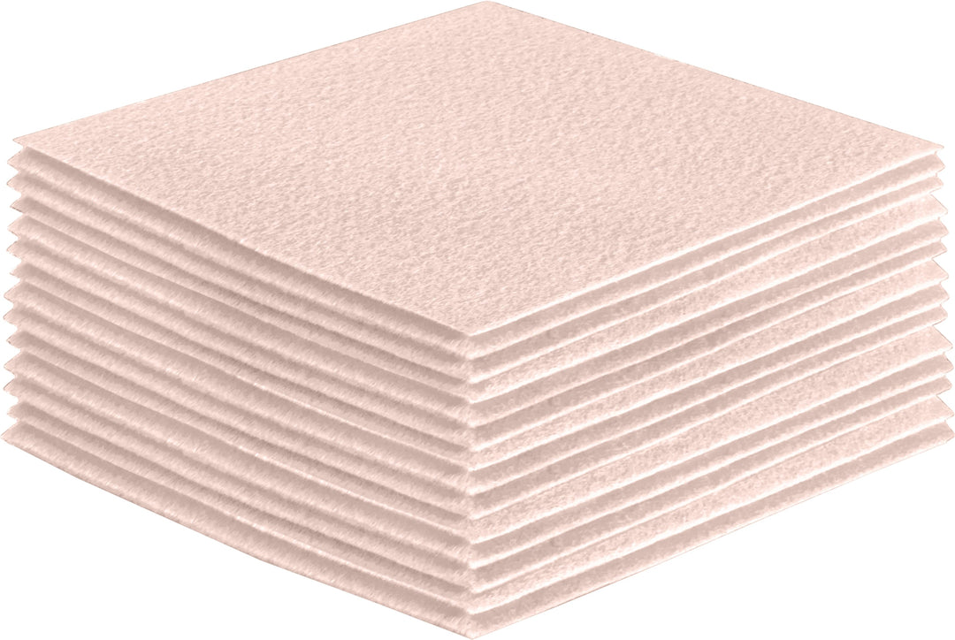 Acrylic Felt Craft Sheet Packs | Ivory A41 - FabricLA.com