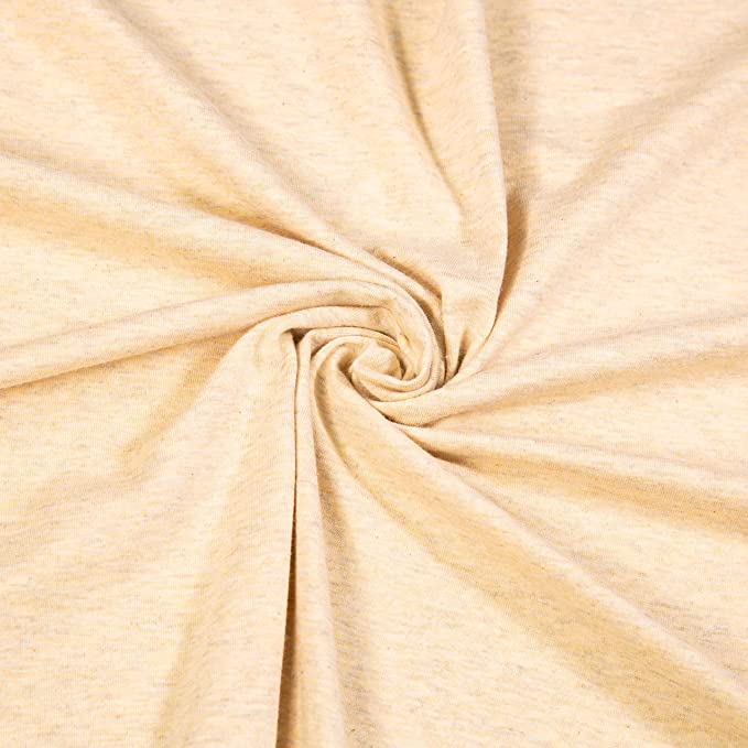 FabricLA 10 oz Cotton Spandex Jersey Fabric – Soft, Stretchy Knit Fabric for T-Shirts and Apparel