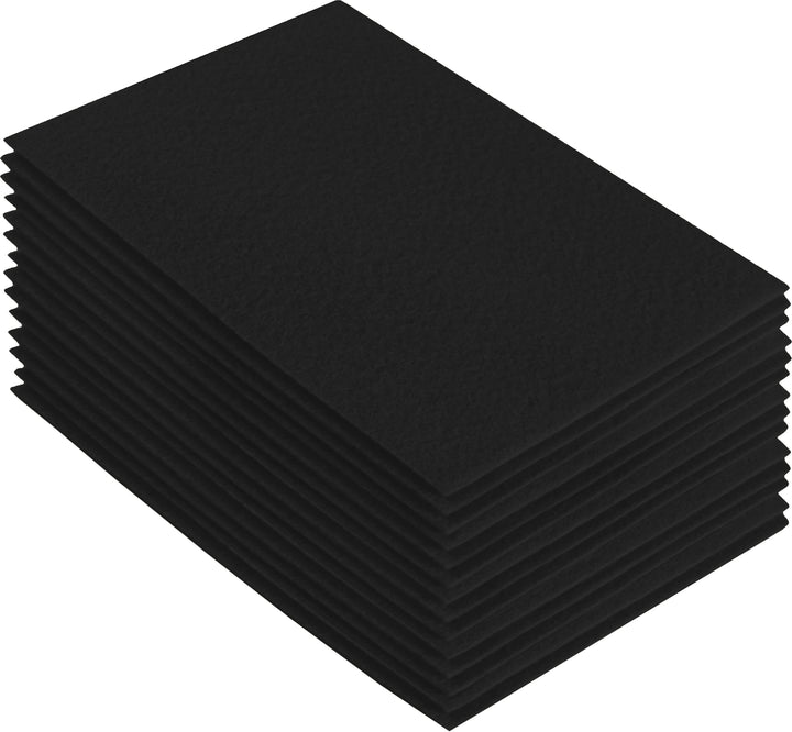 Acrylic Felt Craft Sheet Packs | Black A28 - FabricLA.com