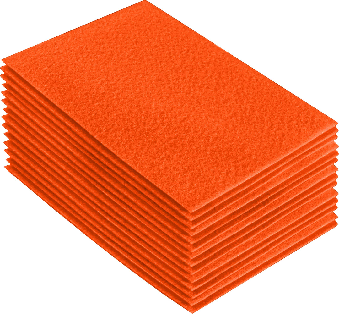 Acrylic Felt Craft Sheet Packs | Light Orange - FabricLA.com