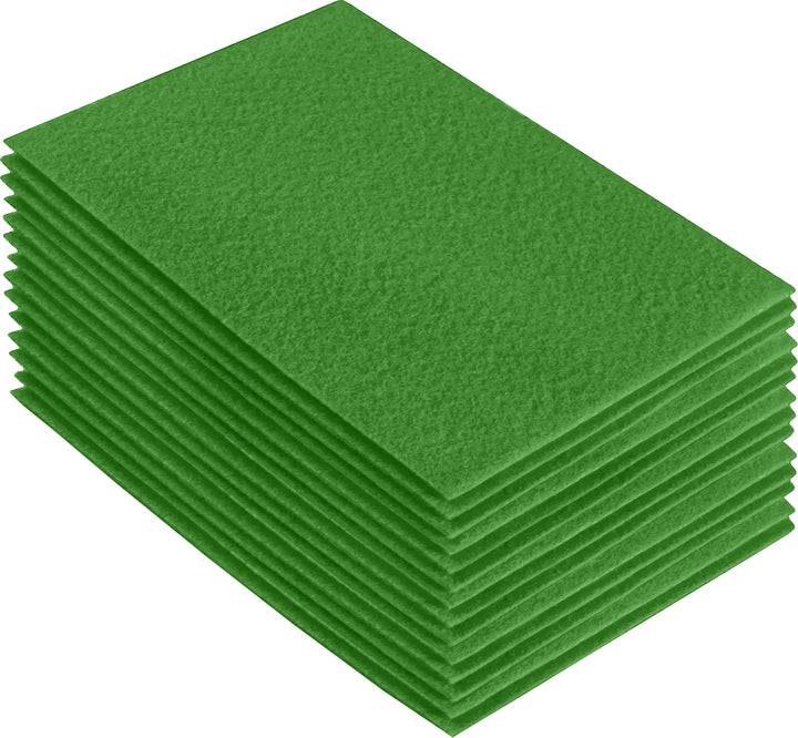 Acrylic Felt Craft Sheet Packs | Green - FabricLA.com