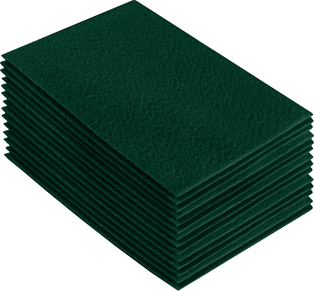Acrylic Felt Craft Sheet Packs | Hunter Green A40 - FabricLA.com