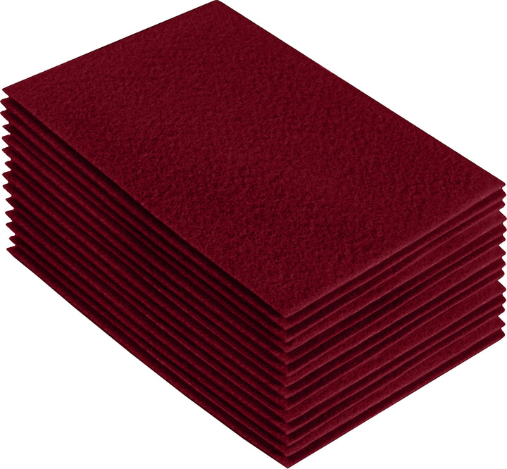 Acrylic Felt Craft Sheet Packs | Dark Red - FabricLA.com