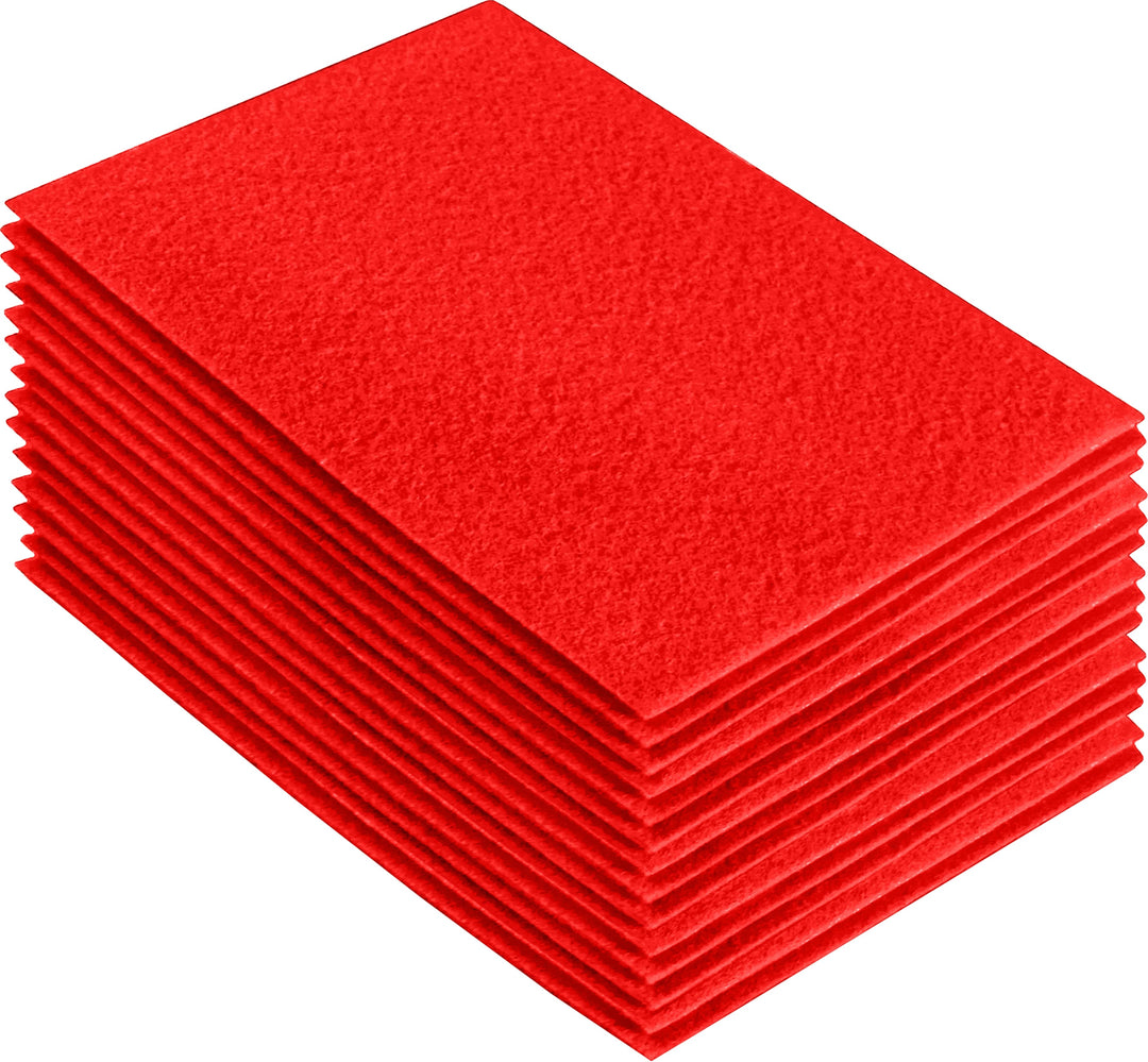 Acrylic Felt Craft Sheet Packs | Hot Orange A23 - FabricLA.com