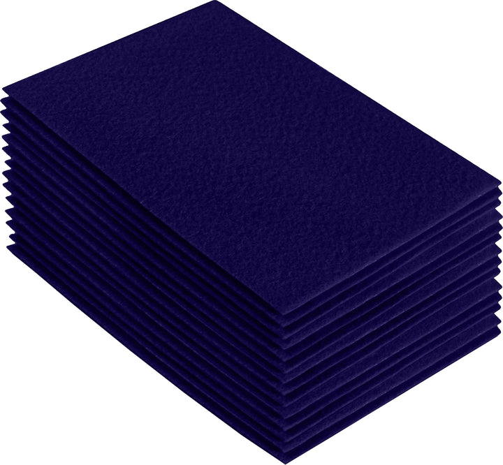 Acrylic Felt Craft Sheet Packs | Navy Blue A51 - FabricLA.com