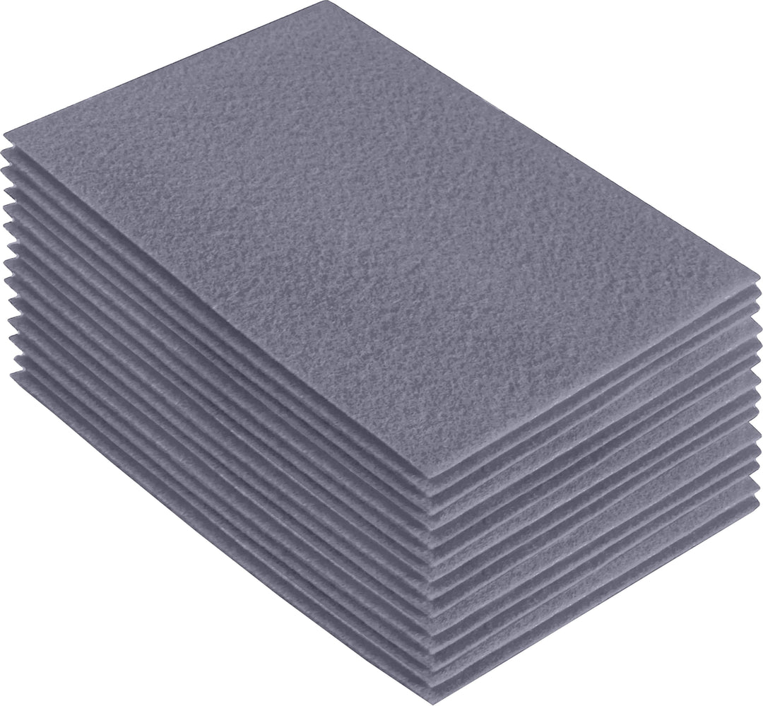 Acrylic Felt Craft Sheet Packs | Gray - FabricLA.com