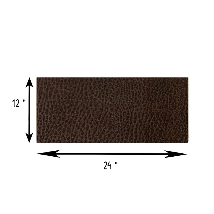 Genuine Leather Tooling & Crafting Sheets | Full Grain Cowhide (3.20mm) | Arizona Brown - FabricLA.com