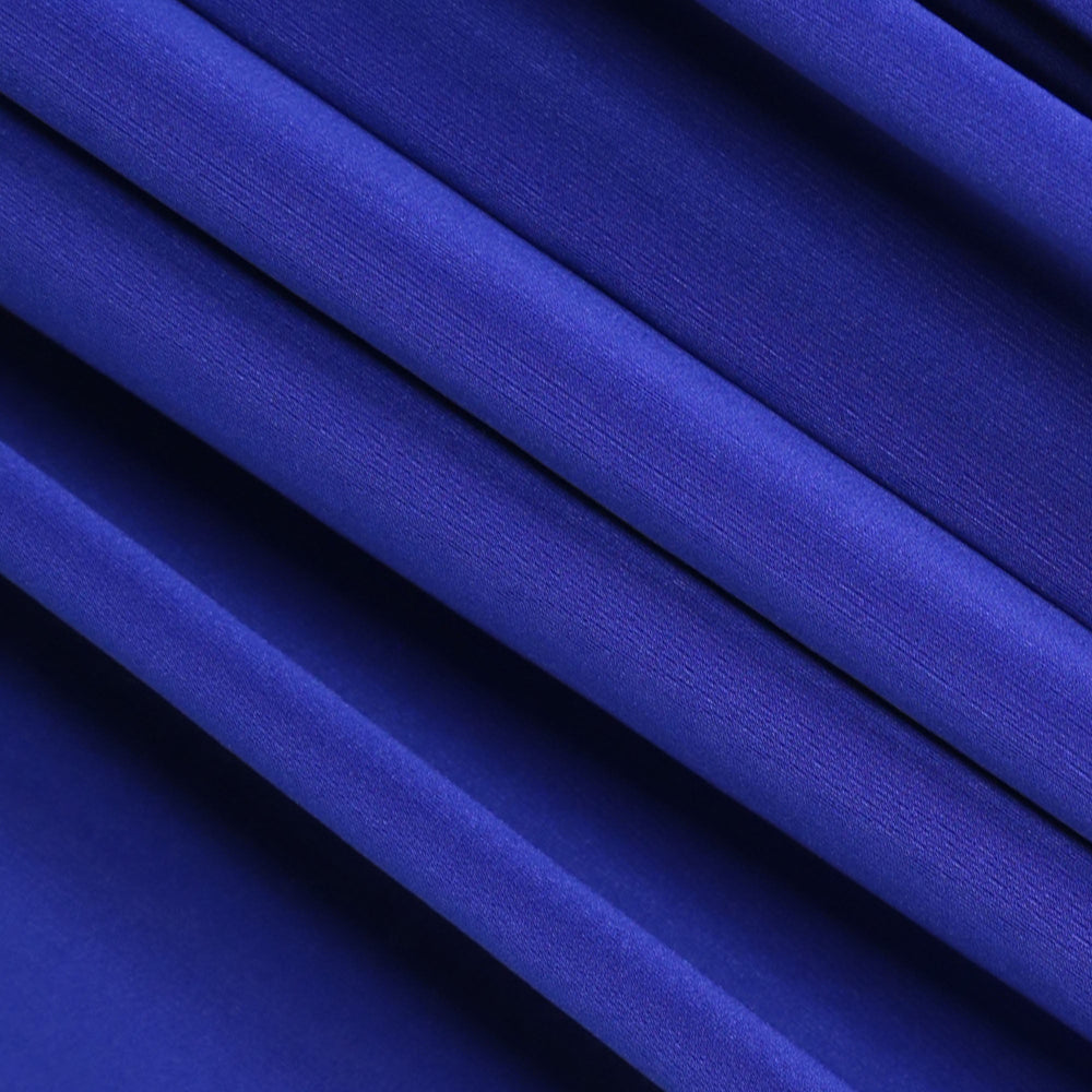 ITY Polyester Spandex Fabric | Royal Blue - FabricLA.com