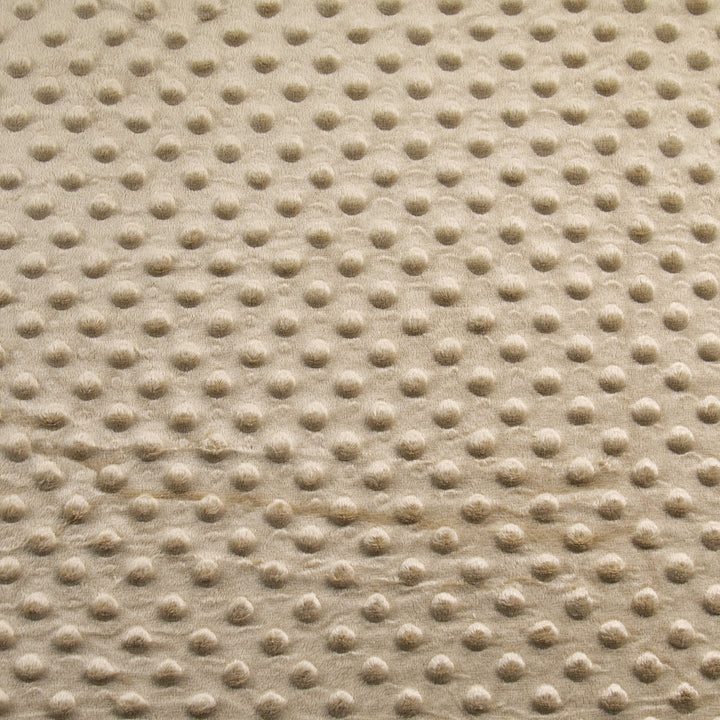 Camel Minky Fabric by the Yard | Oeko-TEX Certified Plush | 60" Wide for Baby Blankets & More - FabricLA.com