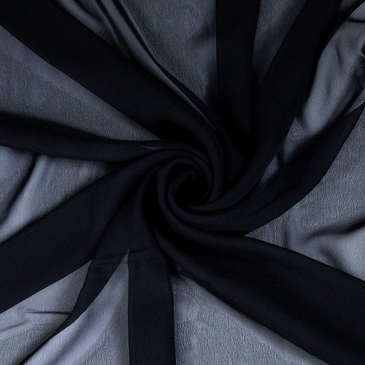 FabricLA Hi Multi Chiffon Fabric | Black - FabricLA.com