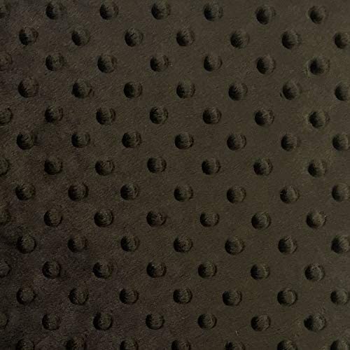 Chocolate Brown Minky Fabric by the Yard | Oeko-TEX Certified Plush | 60" Wide for Baby Blankets & More - FabricLA.com