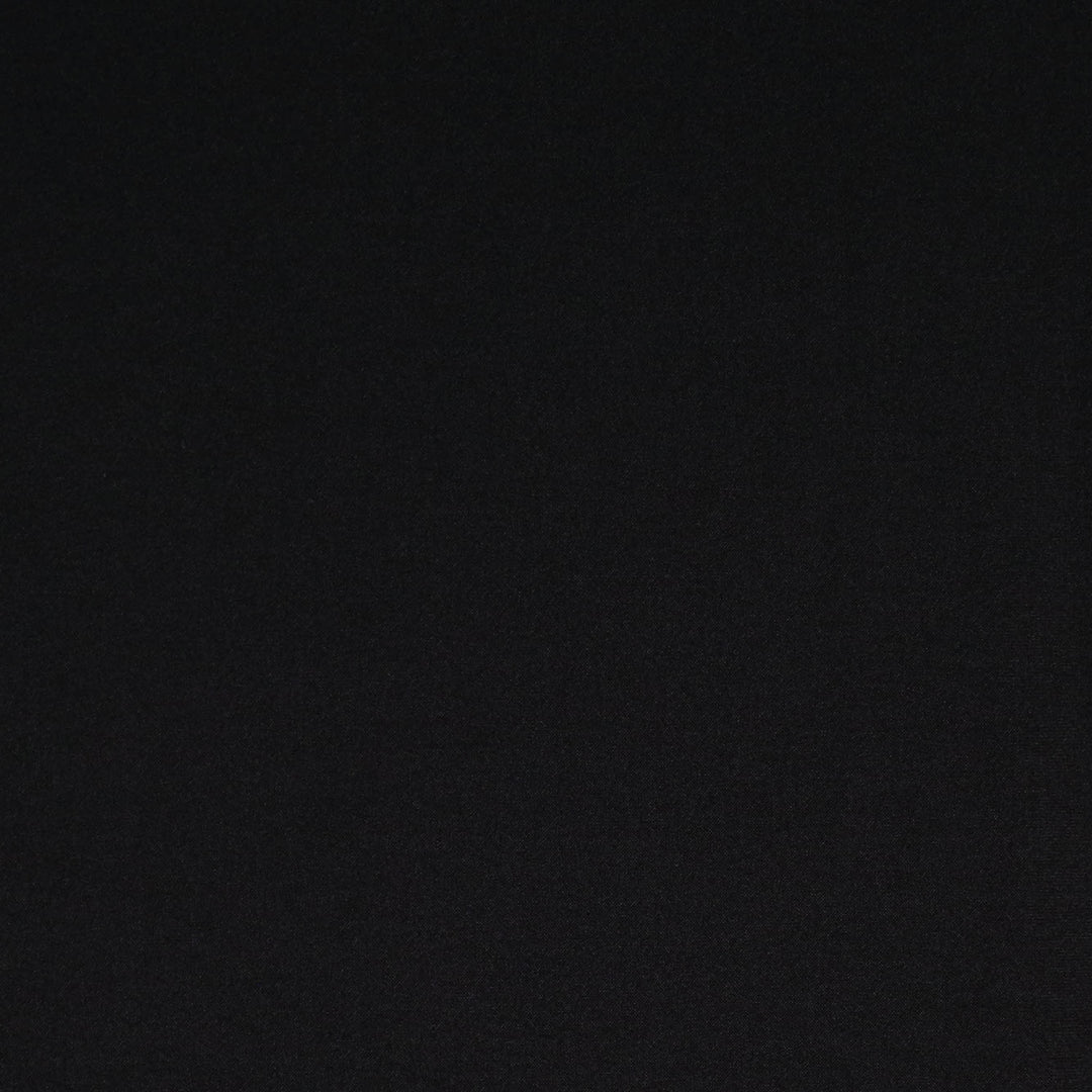 FabricLA DTY Double Brushed Polyester Spandex Knit Fabric | Black - FabricLA.com