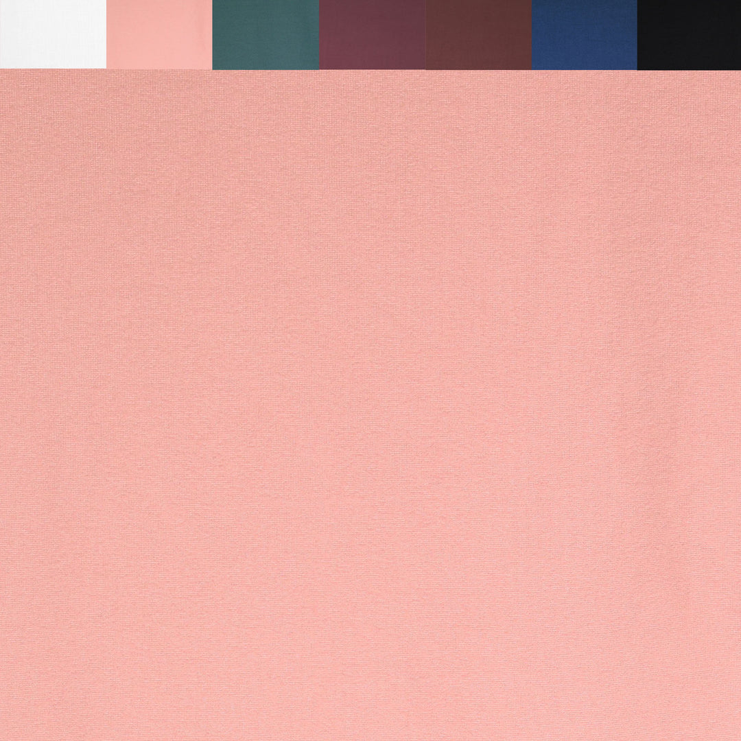 DTY double brushed poly spandex knit fabric in Dusty Rose – full yard view