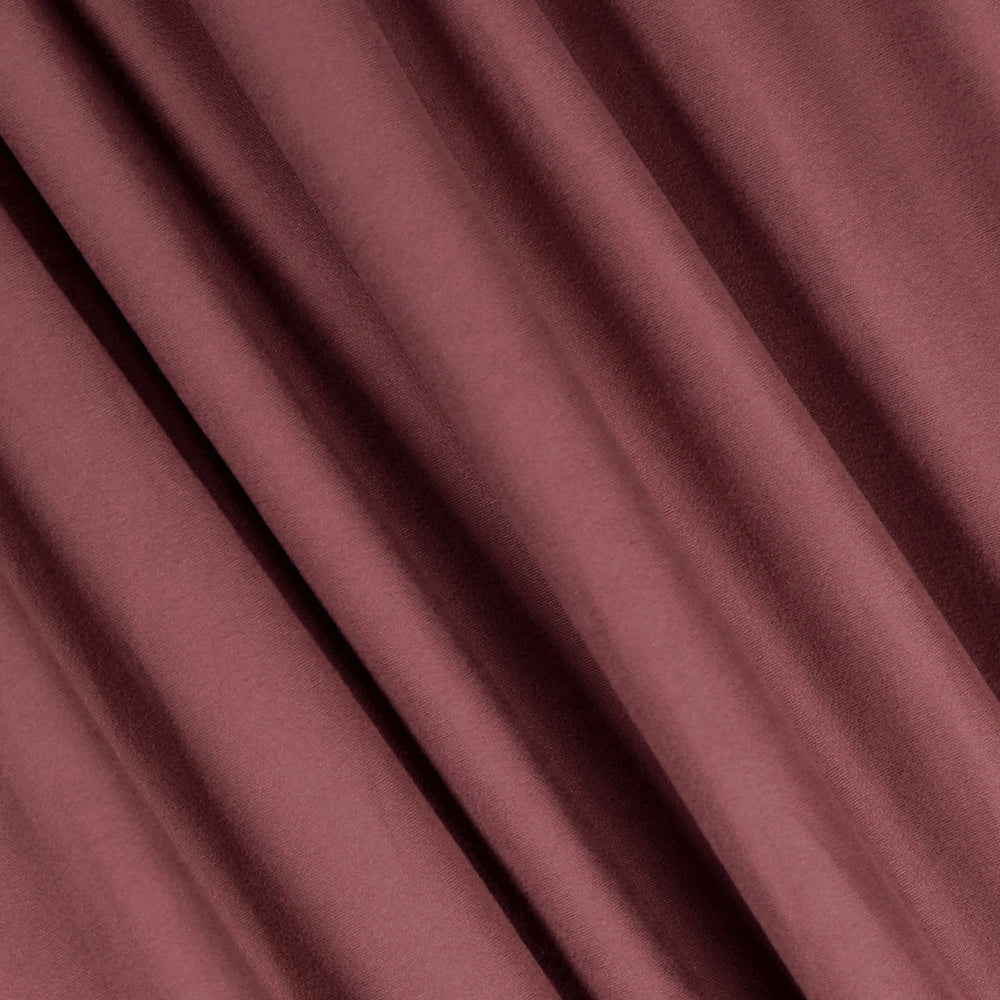 FabricLA DTY Double Brushed Polyester Spandex Knit Fabric | Mauve - FabricLA.com