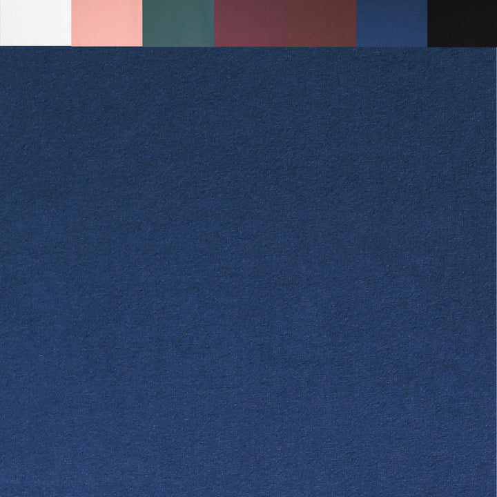DTY double brushed poly spandex knit fabric in Periwinkle Blue – yard view