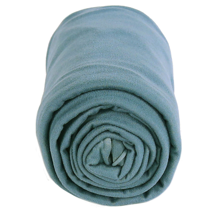 FabricLA DTY Double Brushed Polyester Spandex Knit Fabric | Slate - FabricLA.com